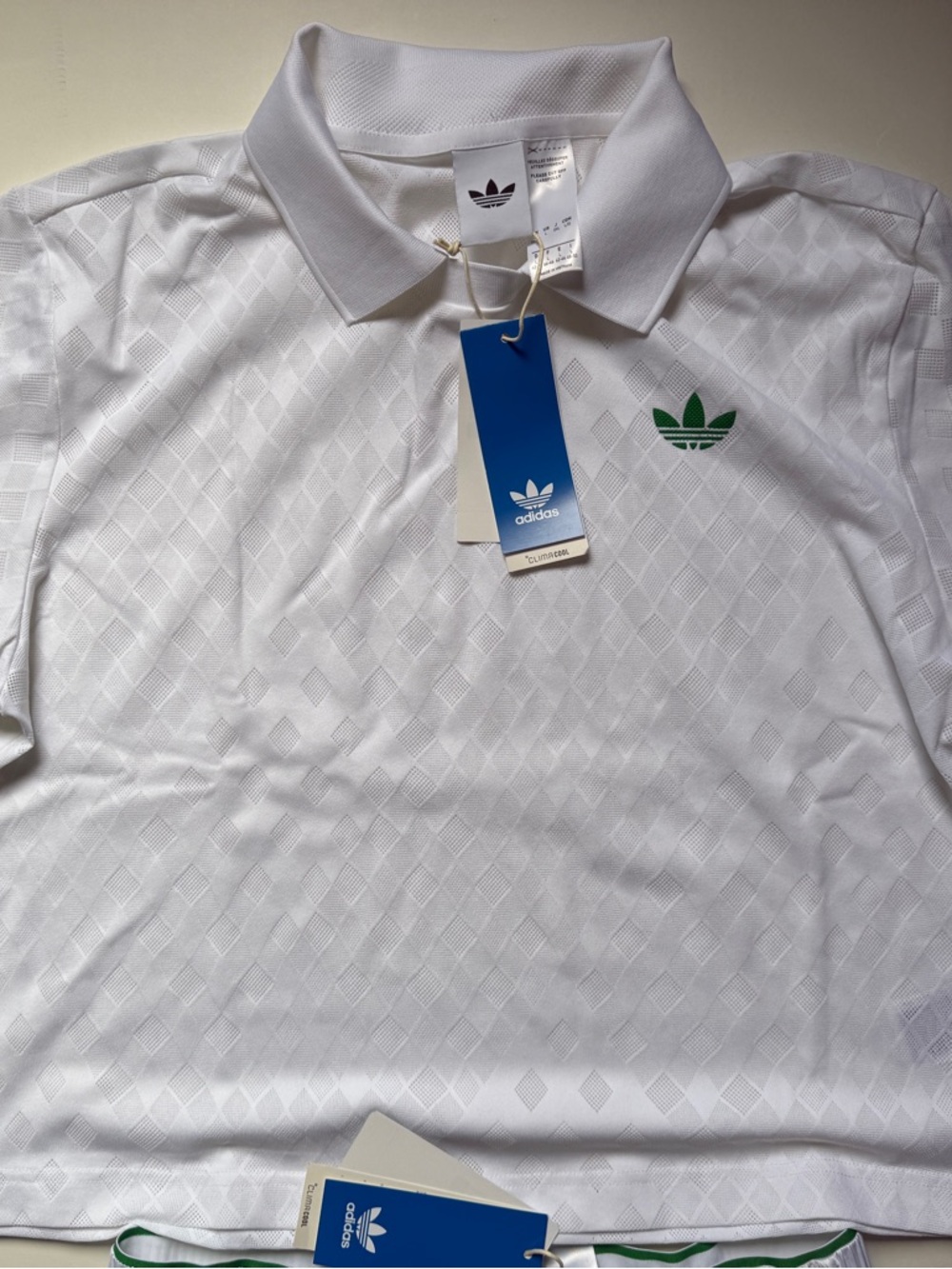 Adidas [L] Tennis Pro Women's Climacool Shorts Set (Polo+Shorts) JM4732+JM4734 - Picture 8 of 17